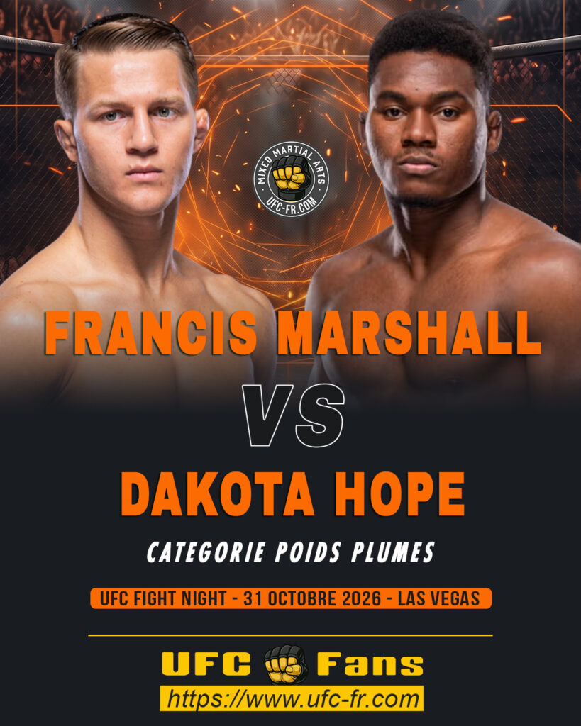 🔥 Featherweight — Francis Marshall vs Dakota Hope