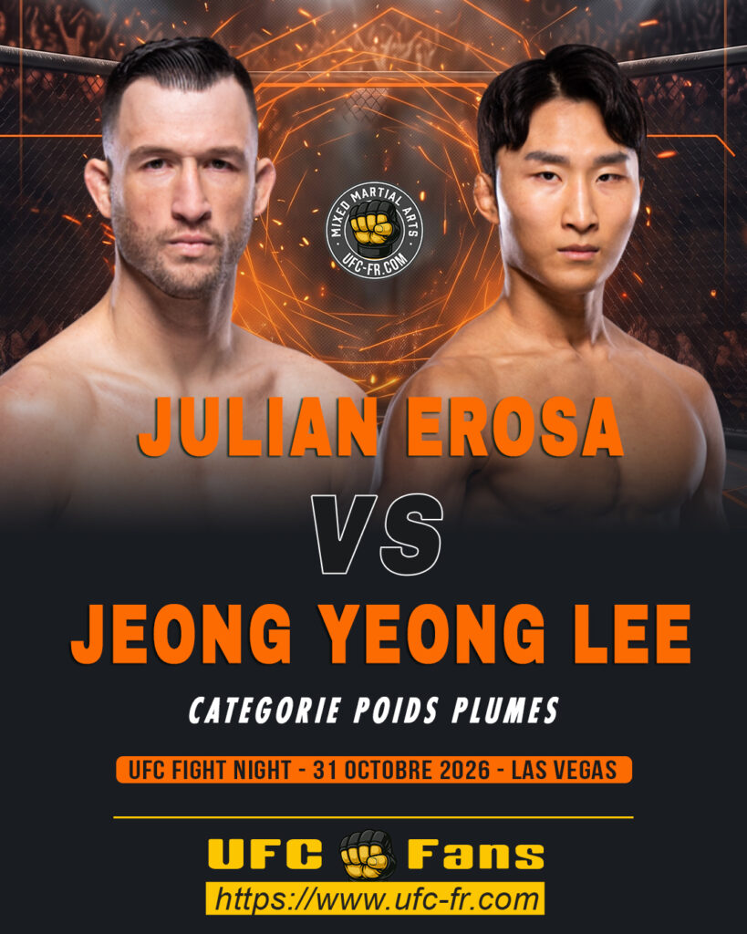 🔥 Featherweight — Julian Erosa vs JeongYeong Lee
