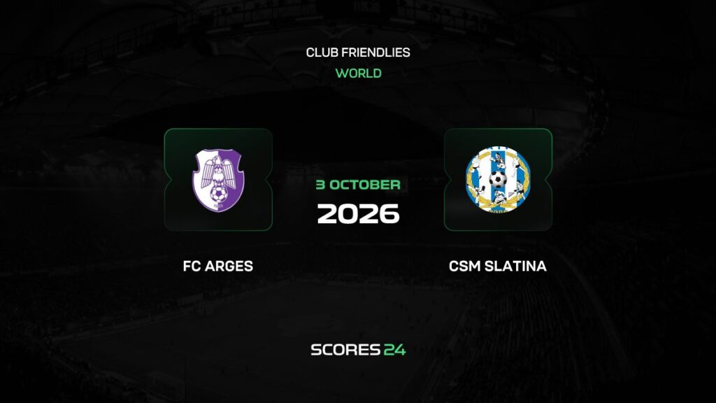 FC Arges vs CSM Slatina | 03 de Octubre de 2026 | Partidos amistosos | 03:00