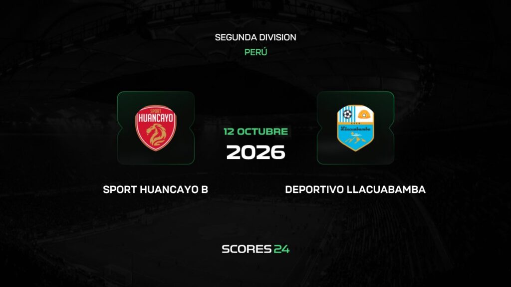 Sport Huancayo II vs Deportivo Llacuabamba | 12 de Octubre de 2026 | Liga 2 perú | 13:15