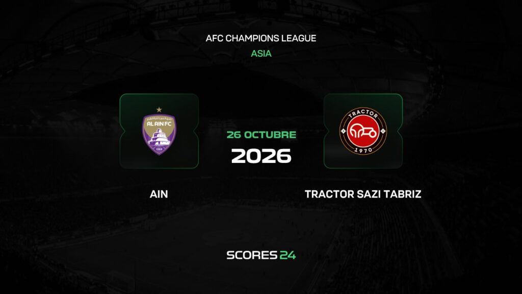 Al Ain vs Tractor | 26 de Octubre de 2026 | AFC Champions League Elite | 11:00