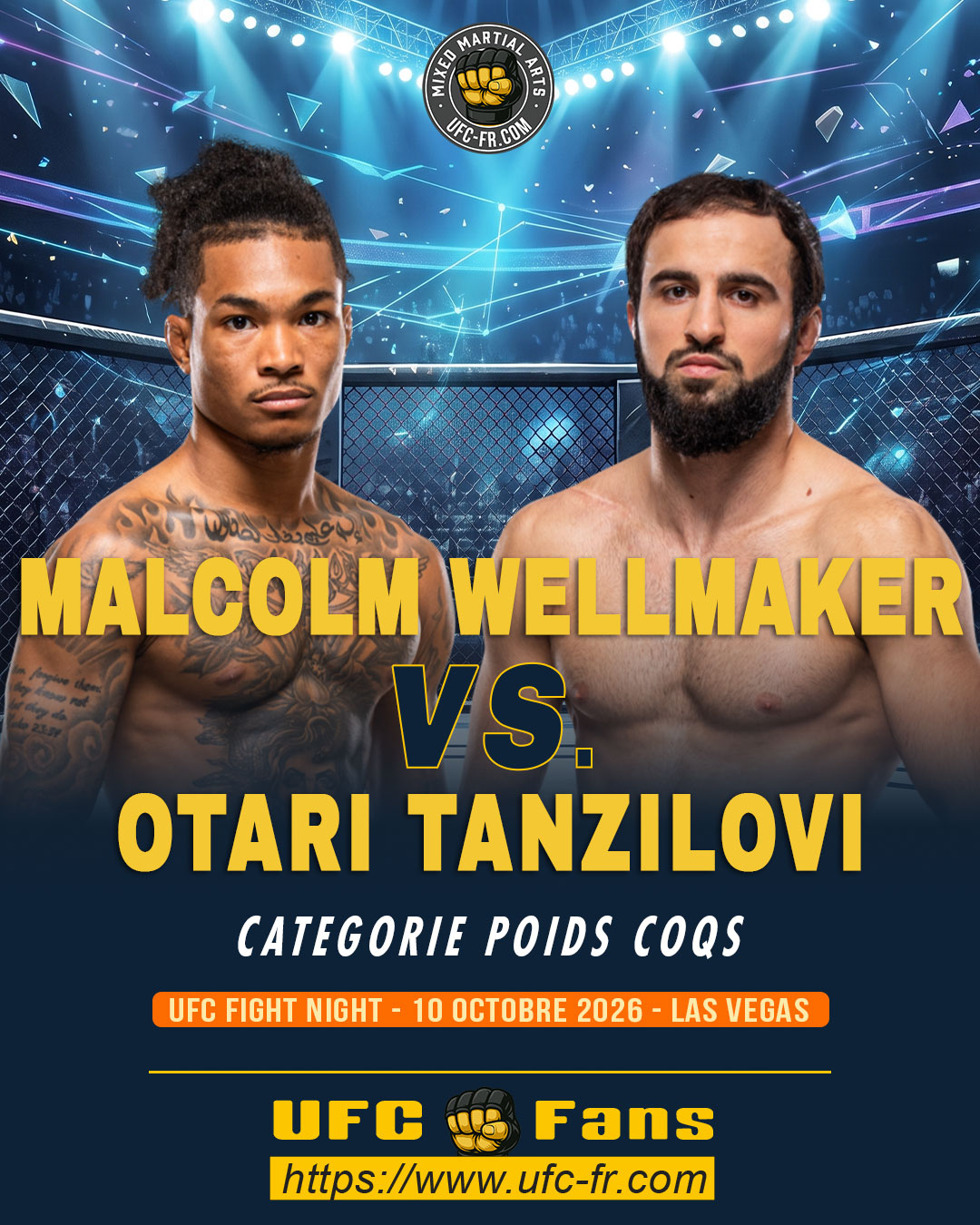 🔥 Bantamweight — Malcolm Wellmaker vs Otari Tanzilovi