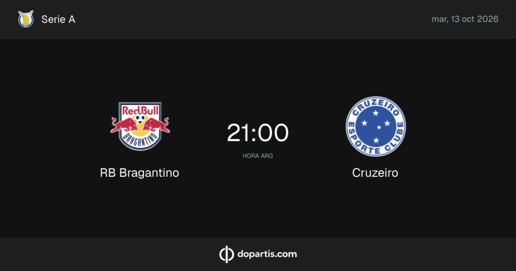 RB Bragantino vs Cruzeiro | 12 de Octubre de 2026 | Serie a betano | 19:00