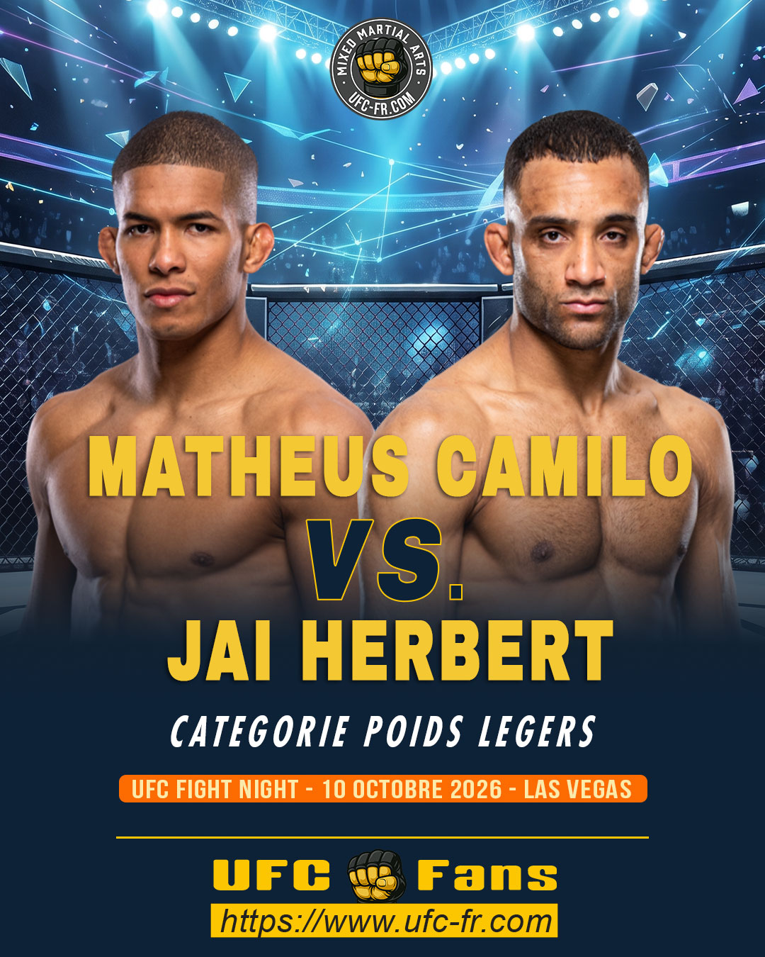 🔥 Lightweight — Matheus Camilo vs Jai Herbert