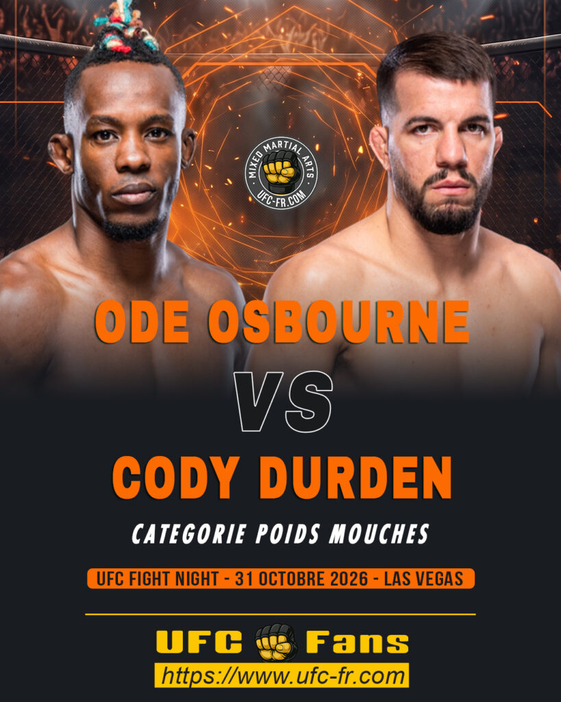 🔥 Flyweight — Ode Osbourne vs Cody Durden