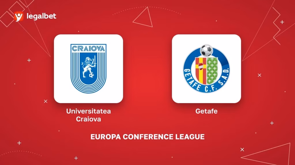 Universitatea Craiova vs Getafe | 15 de Octubre de 2026 | Conference League | 11:45