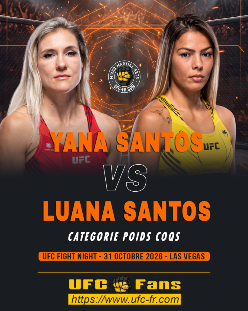 🔥 Women’s Bantamweight — Yana Santos vs Luana Santos