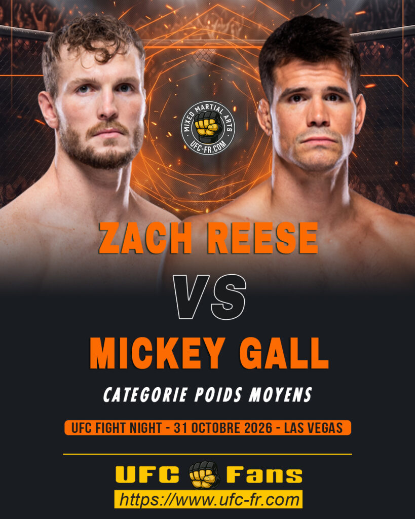 🔥 Middleweight — Zachary Reese vs Mickey Gall